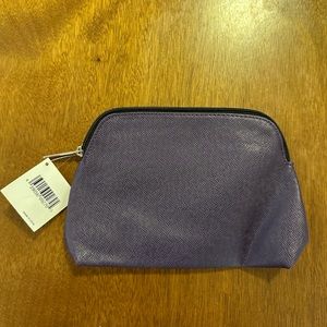 Purple make up bag